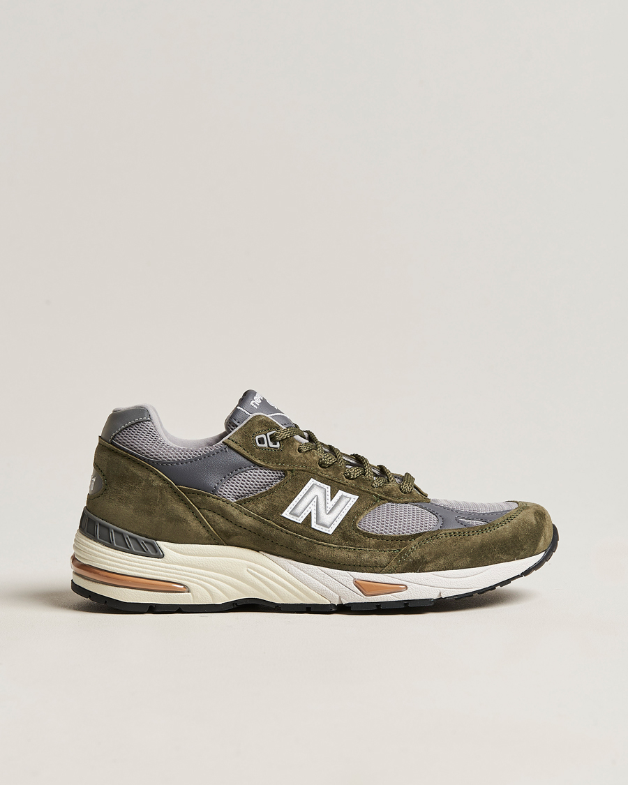 Mies | New Balance Made In UK 991 Sneakers Green/Grey | New Balance | Made In UK 991 Sneakers Green/Grey