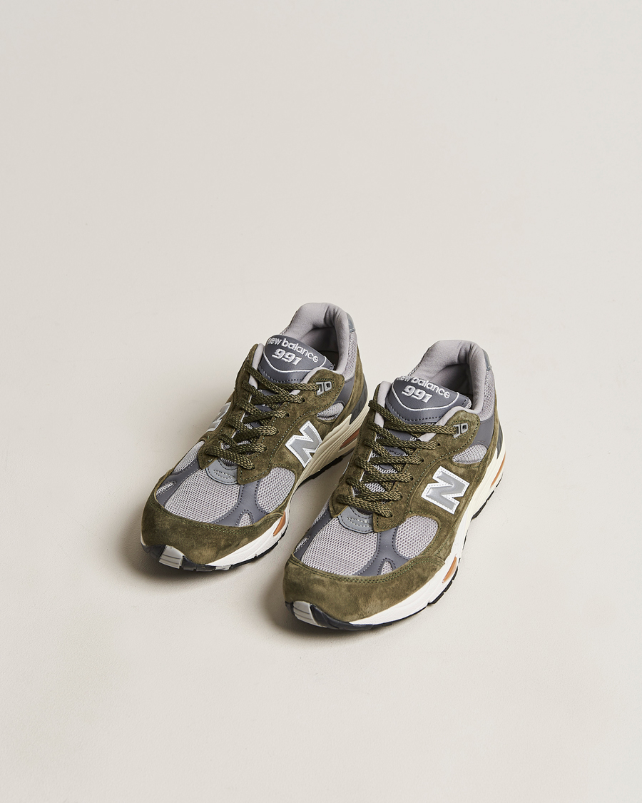 Mies | Citylenkkarit | New Balance | Made In UK 991 Sneakers Green/Grey