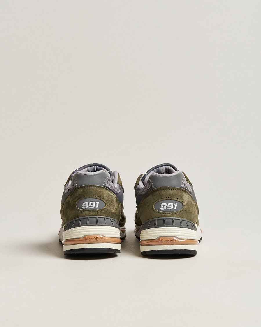 Mies | New Balance Made In UK 991 Sneakers Green/Grey | New Balance | Made In UK 991 Sneakers Green/Grey