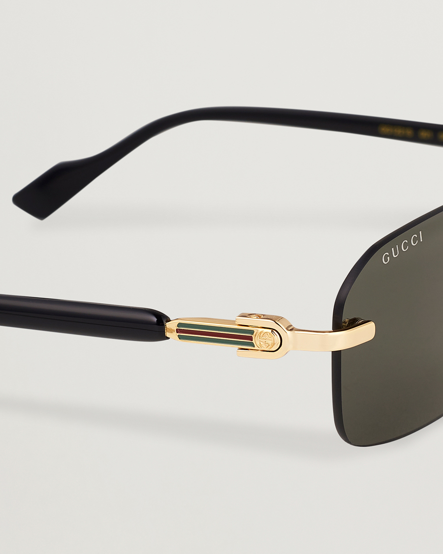 Mies | Aurinkolasit | Gucci | GG1221S Sunglasses Gold/Black