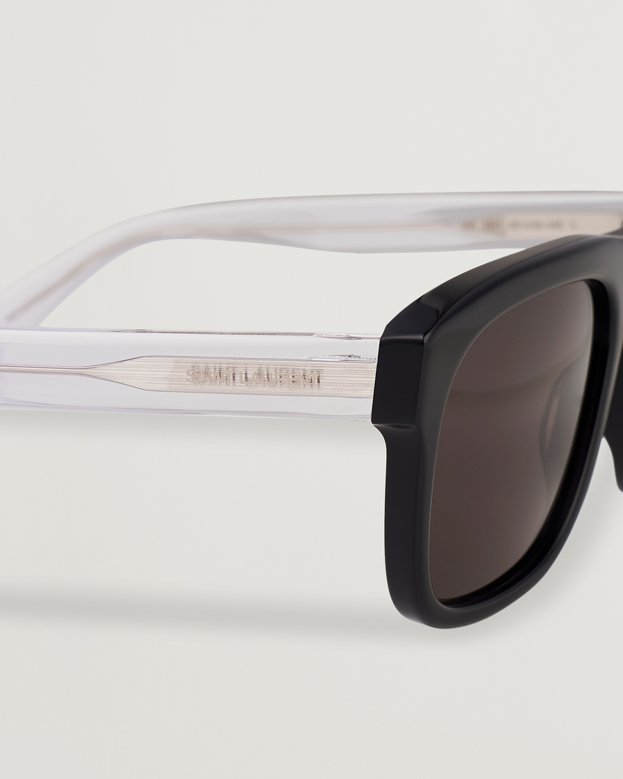 Mies | Saint Laurent SL 558 Sunglasses Black/Crystal | Saint Laurent | SL 558 Sunglasses Black/Crystal
