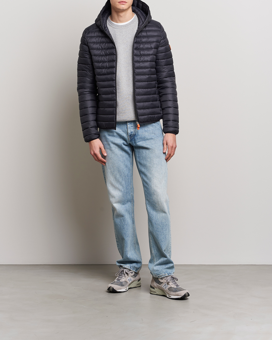 Mies | Takit | Save The Duck | Duffy Lightweight Padded Hood Jacket Black