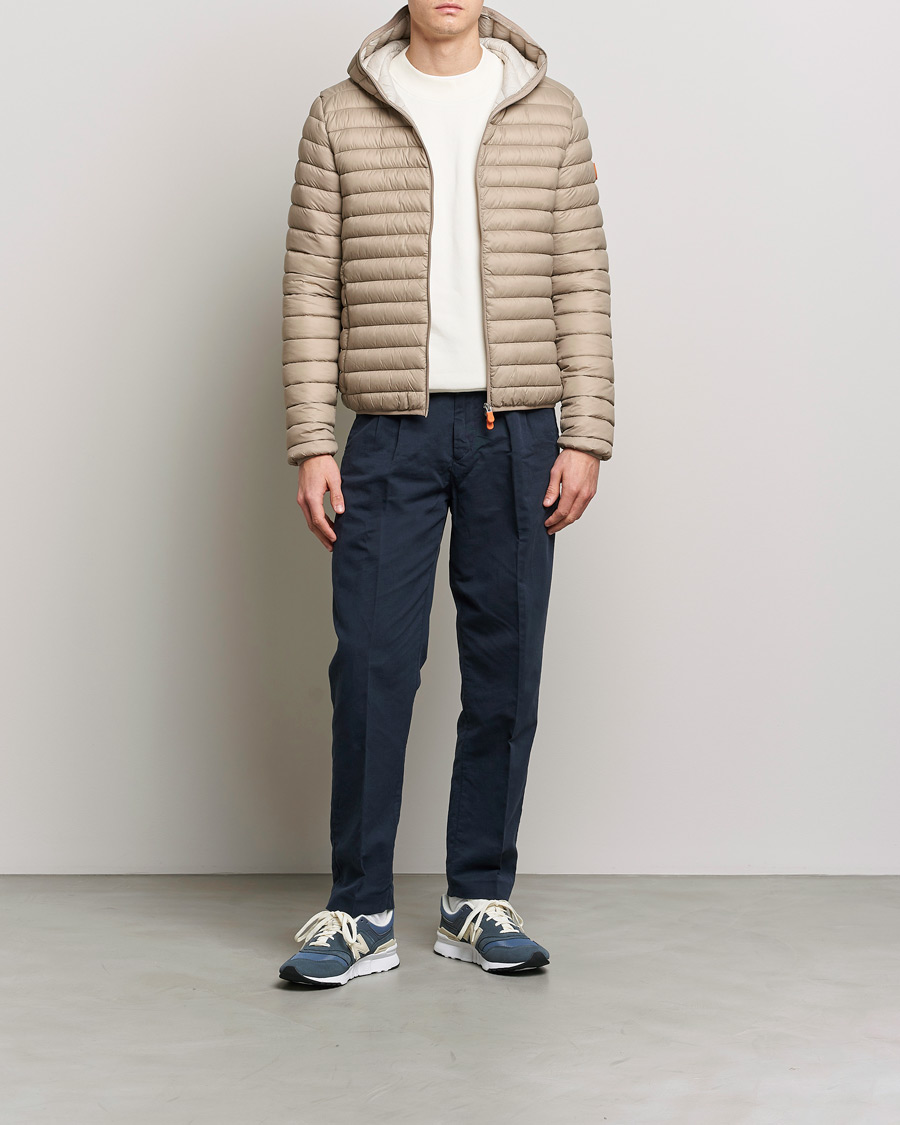 Mies | Takit | Save The Duck | Duffy Lightweight Padded Hood Jacket Dune Beige