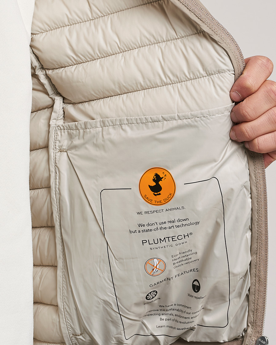 Mies | Takit | Save The Duck | Duffy Lightweight Padded Hood Jacket Dune Beige