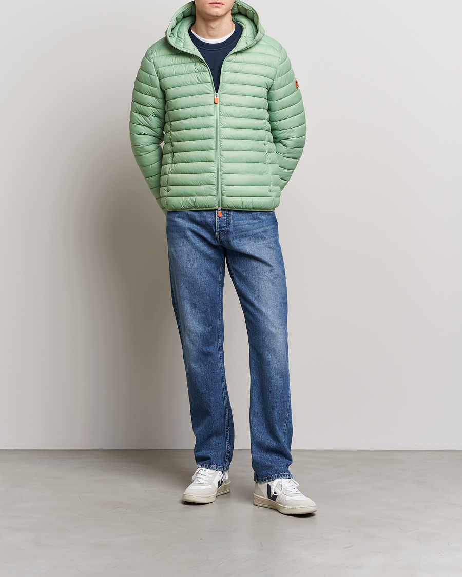 Mies | Takit | Save The Duck | Duffy Lightweight Padded Hood Jacket Mint Green