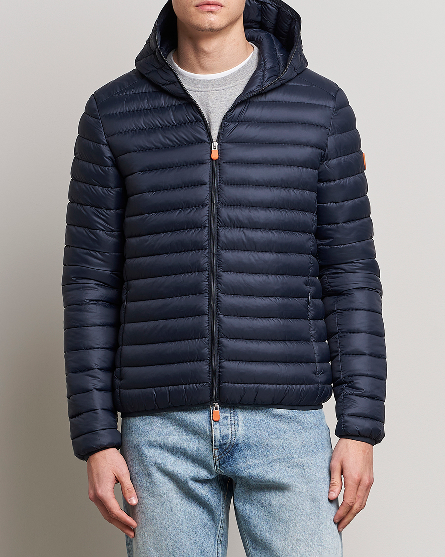 Mies | Takit | Save The Duck | Duffy Lightweight Padded Hood Jacket Blue Black