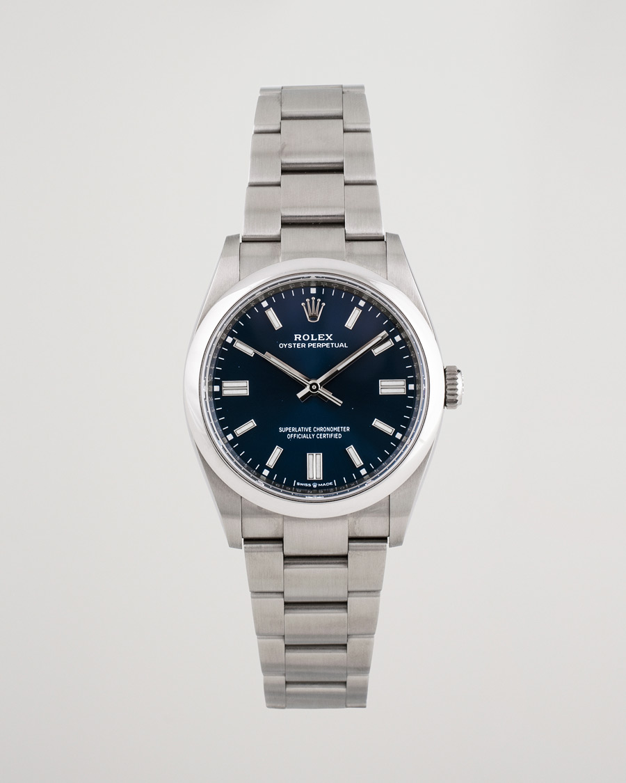Mies | Pre-Owned & Vintage Watches | Rolex Pre-Owned | Oyster Perpetual 36 126000 Steel Blue