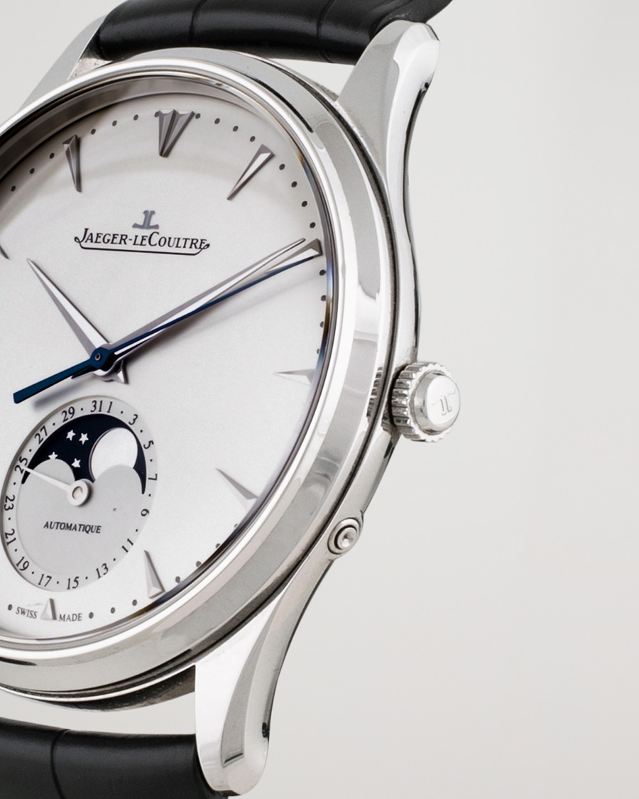 Mies | Pre-Owned & Vintage Watches | Jaeger-LeCoultre Pre-Owned | Master Ultra Thin Moon39 176.8.64S Steel Silver
