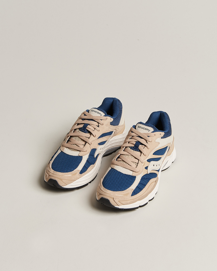 Mies |  | Saucony | Progrid Omni 9 Running Sneaker Beige/Blue