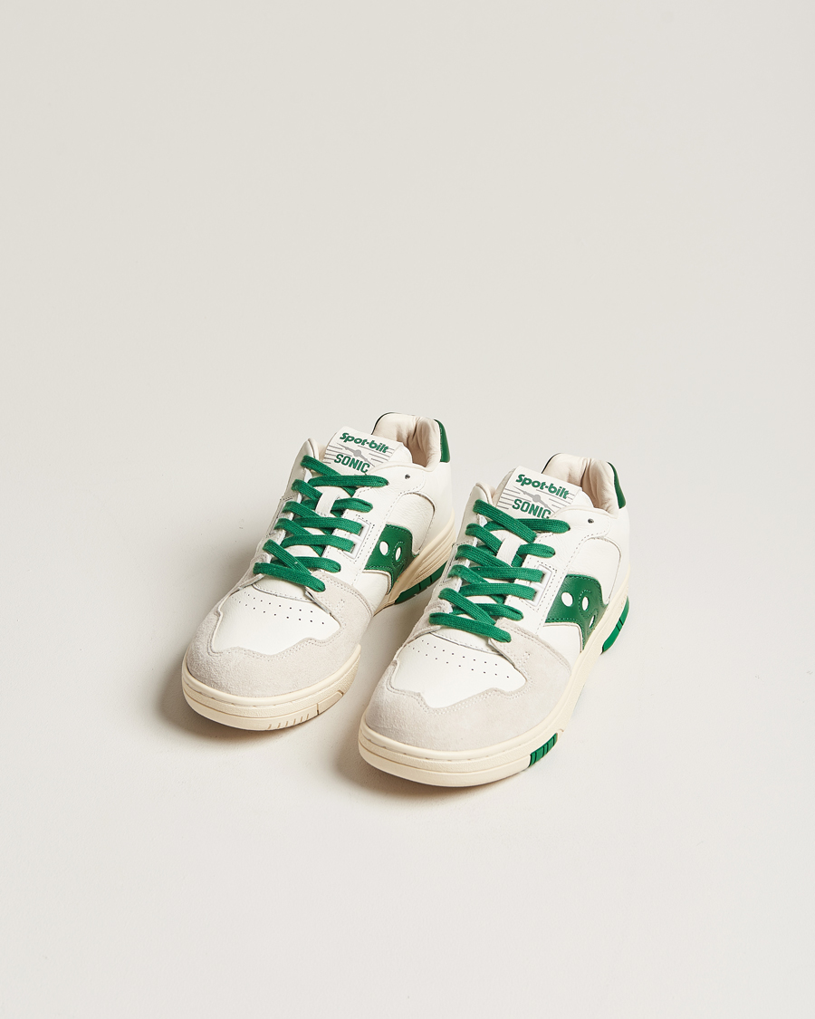 Mies | Saucony Sonic Vintage Leather Sneaker White | Saucony | Sonic Vintage Leather Sneaker White