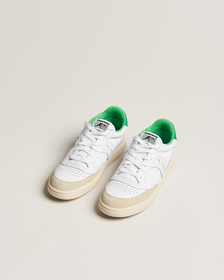 Mies | Tennarit | Saucony | Jazz Court Leather Sneaker White/Green
