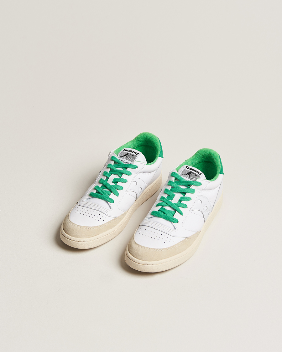 Mies | Tennarit | Saucony | Jazz Court Leather Sneaker White/Green