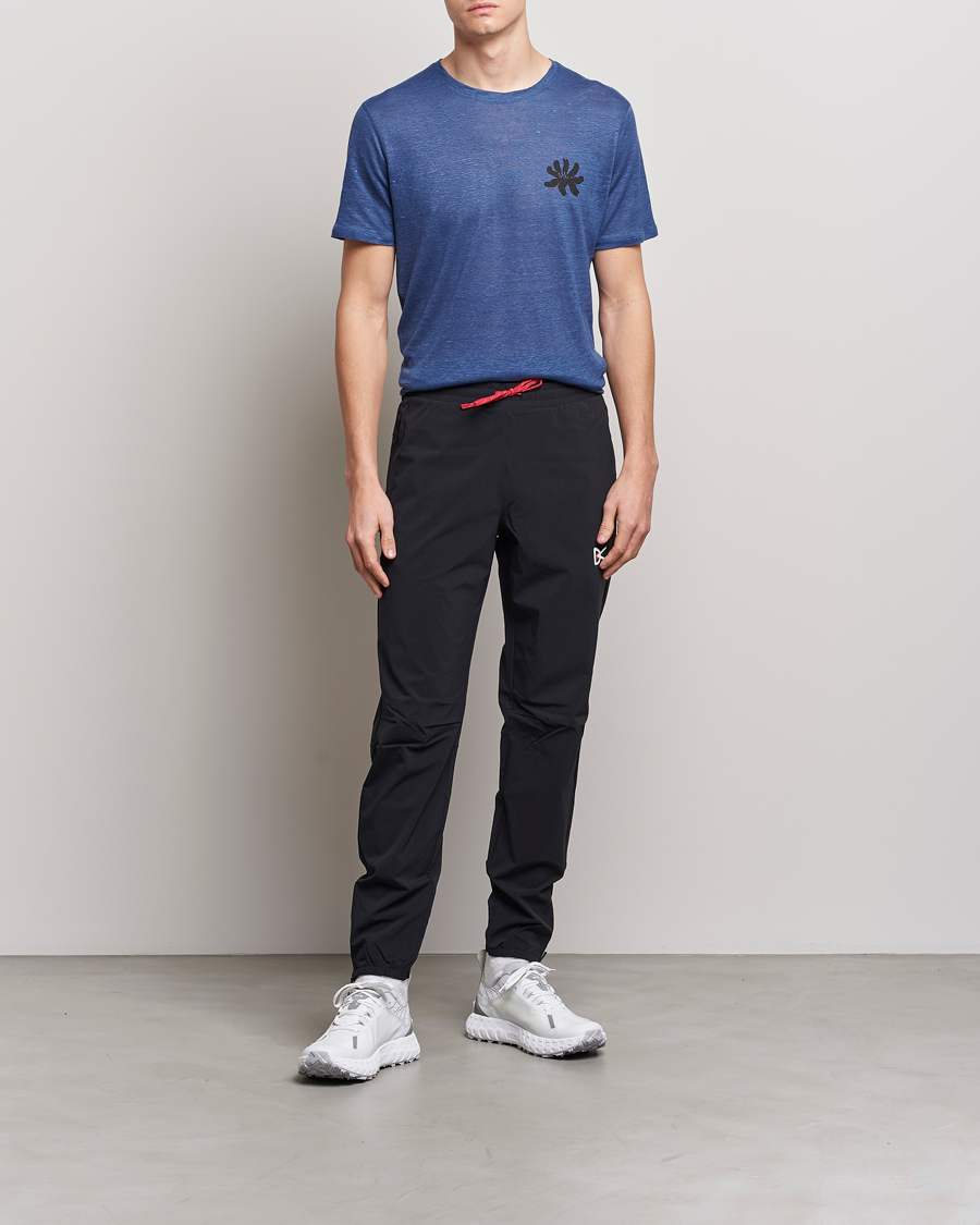 Mies | T-paidat | District Vision | Suhka Hemp Short Sleeve T-Shirt Ocean Blue