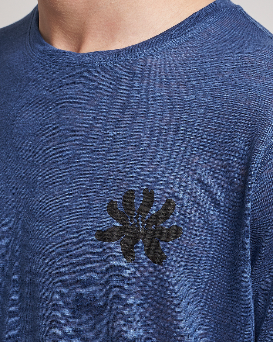 Mies | T-paidat | District Vision | Suhka Hemp Short Sleeve T-Shirt Ocean Blue