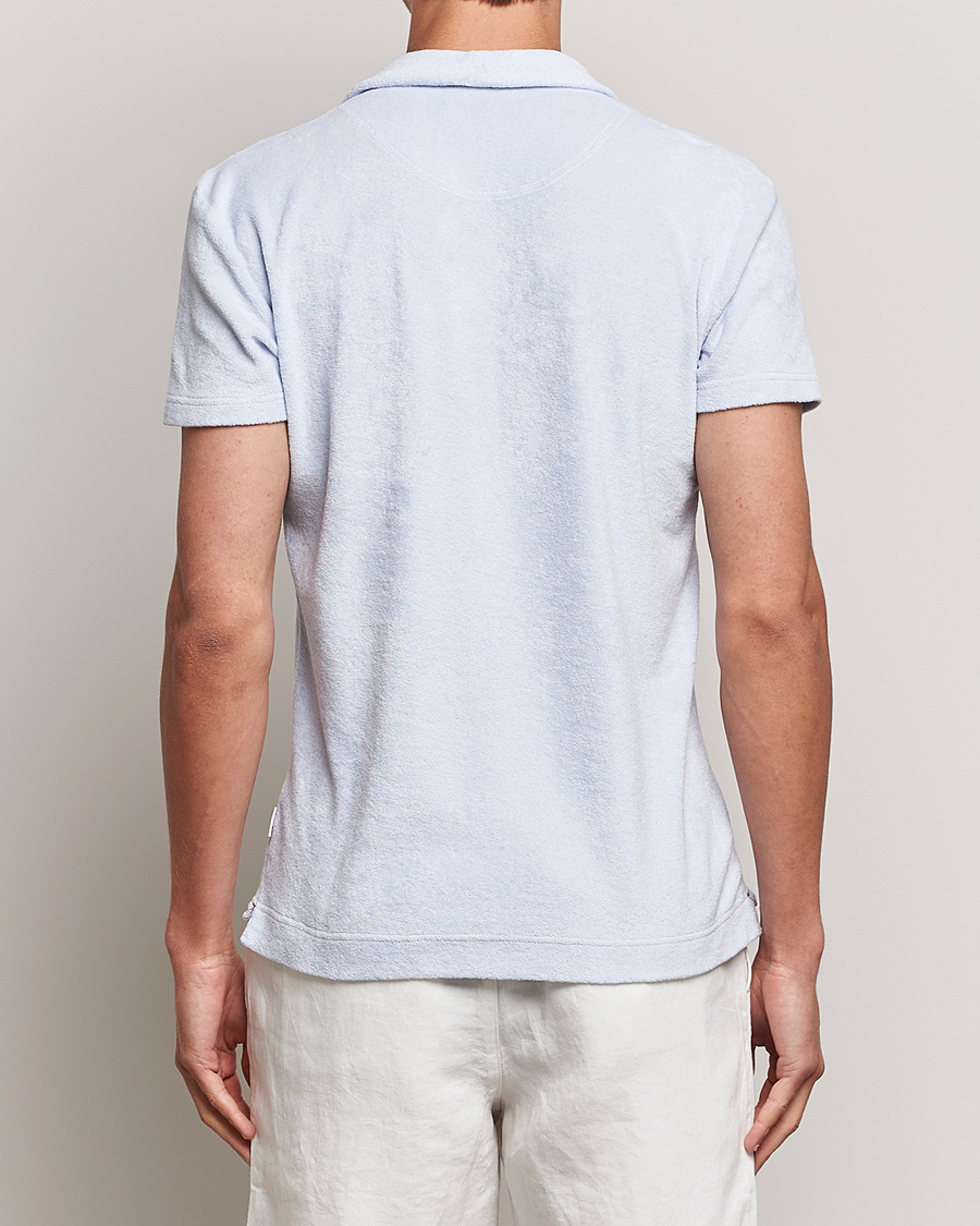 Mies | Pikeet | Orlebar Brown | Terry Polo Light Island Sky