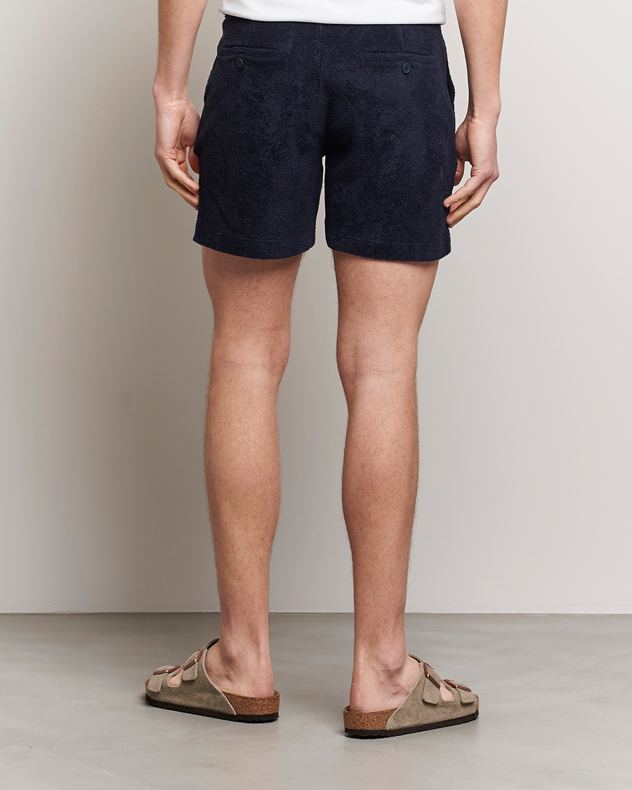 Mies | Shortsit | Orlebar Brown | Bulldog Towelling Shorts Night Iris