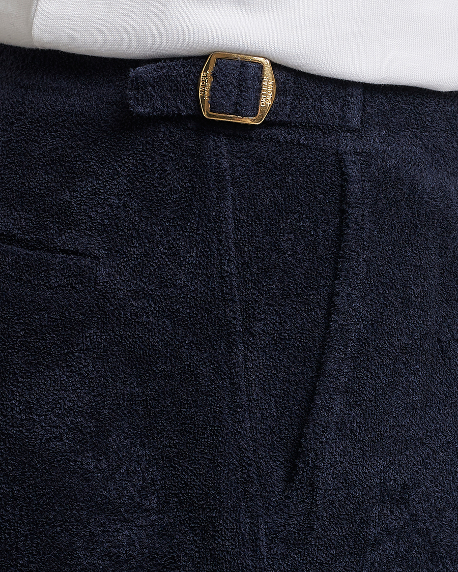 Mies | Shortsit | Orlebar Brown | Bulldog Towelling Shorts Night Iris