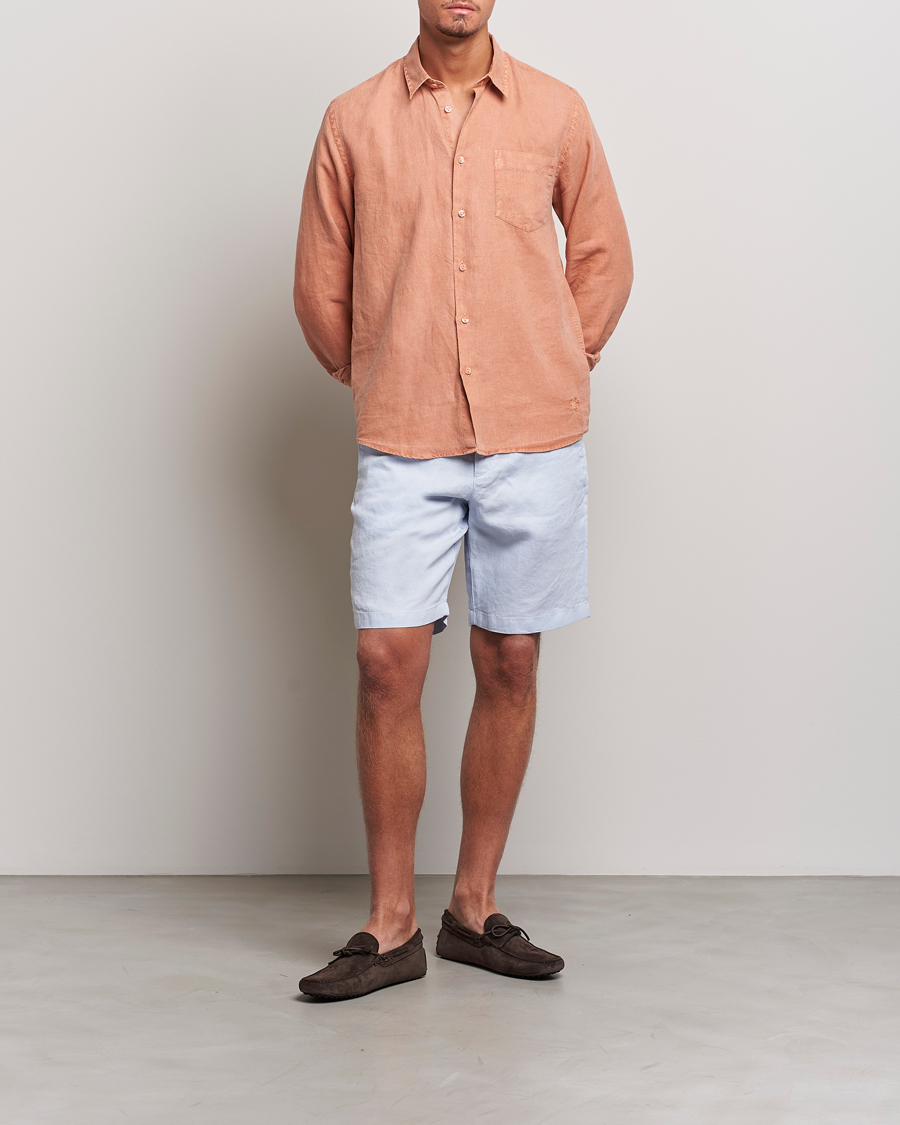 Mies | Shortsit | Orlebar Brown | Norwich Linen Shorts Light Island Sky