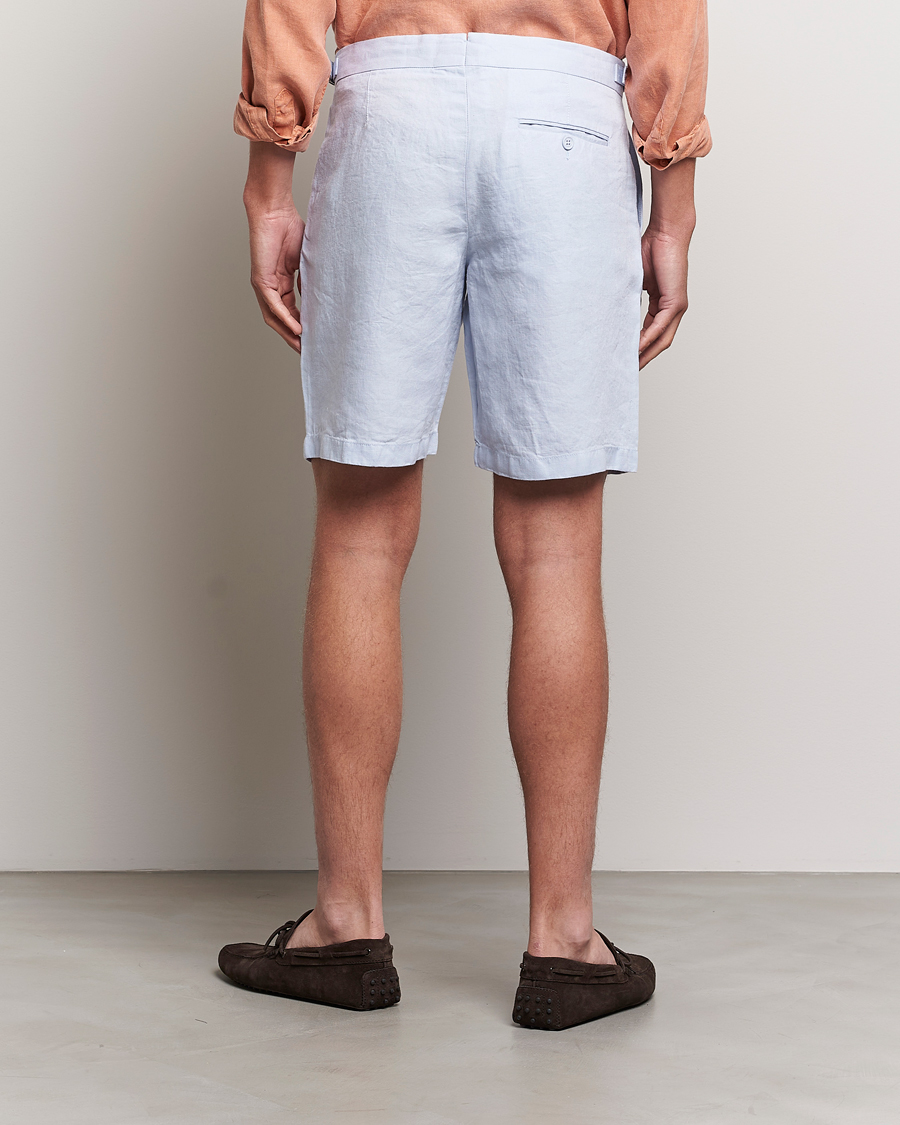 Mies | Shortsit | Orlebar Brown | Norwich Linen Shorts Light Island Sky