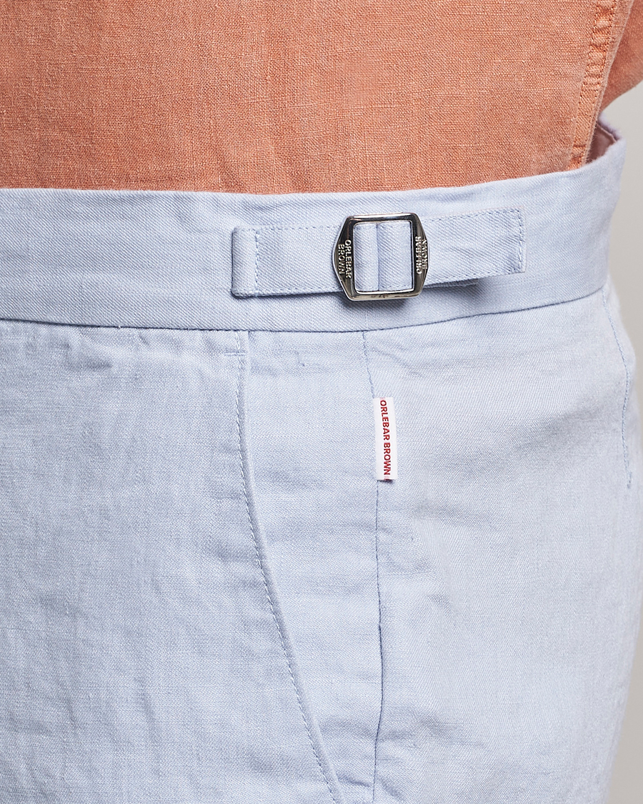 Mies | Shortsit | Orlebar Brown | Norwich Linen Shorts Light Island Sky