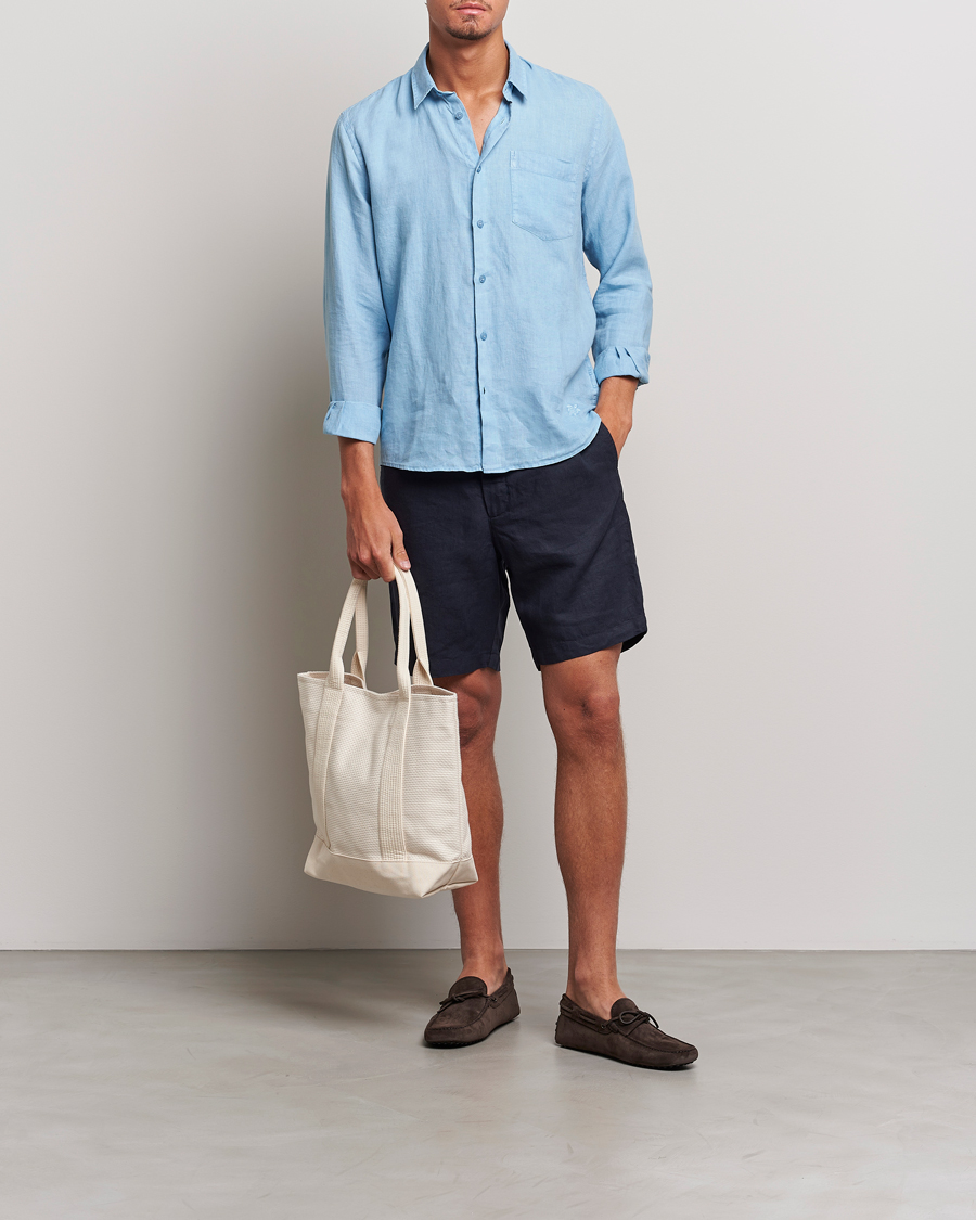 Mies | Shortsit | Orlebar Brown | Cornell Linen Shorts Night Iris