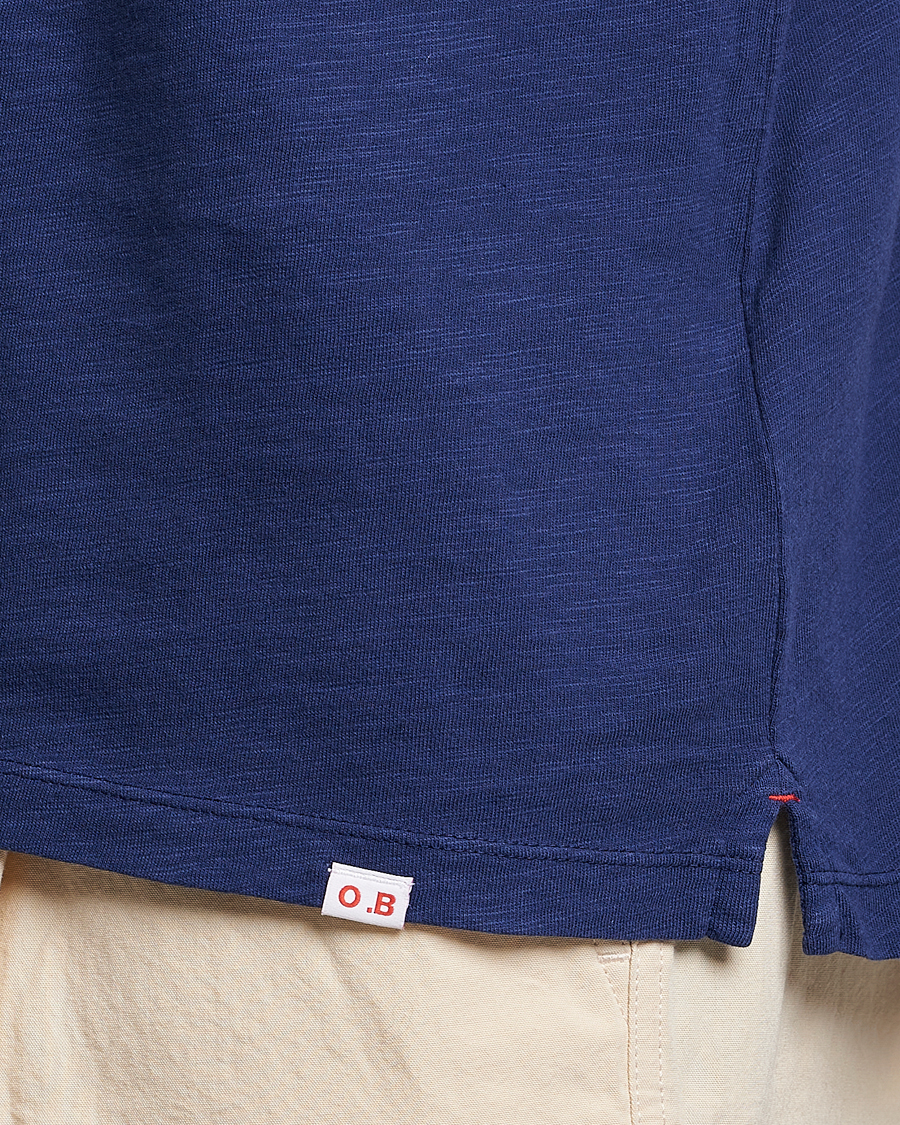 Mies | T-paidat | Orlebar Brown | OB Classic Garment Dyed Cotton T-Shirt Lagoon Blue