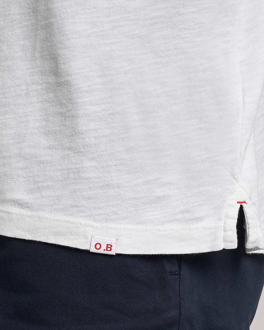 Mies | T-paidat | Orlebar Brown | OB Classic Garment Dyed Cotton T-Shirt White Sand