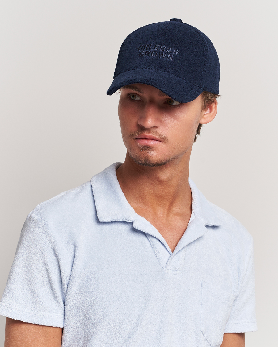 Mies | Orlebar Brown Ellwood Terry Cap Night Iris | Orlebar Brown | Ellwood Terry Cap Night Iris