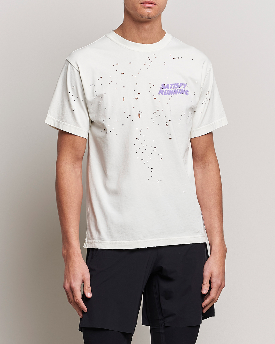 Mies | Satisfy | Satisfy | MothTech T-Shirt Off White