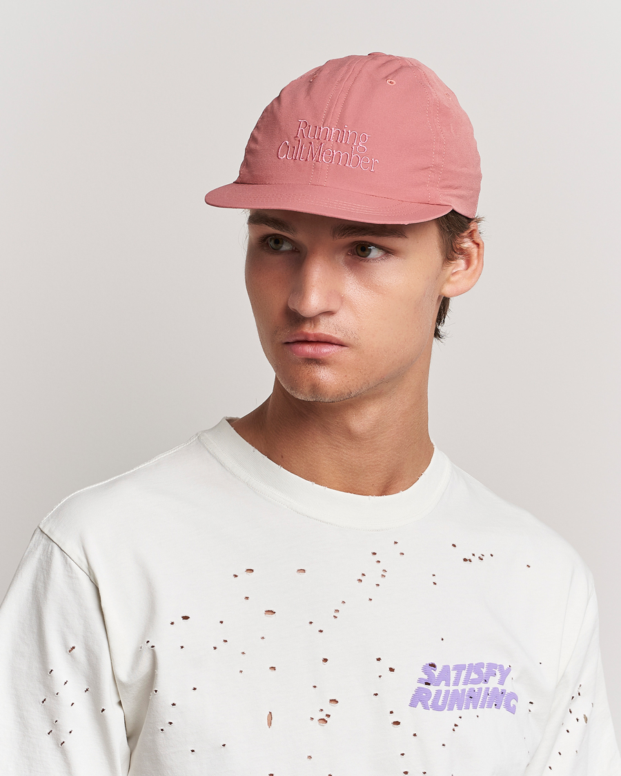 Mies |  | Satisfy | PeaceShell Running Cap  Desert Pink