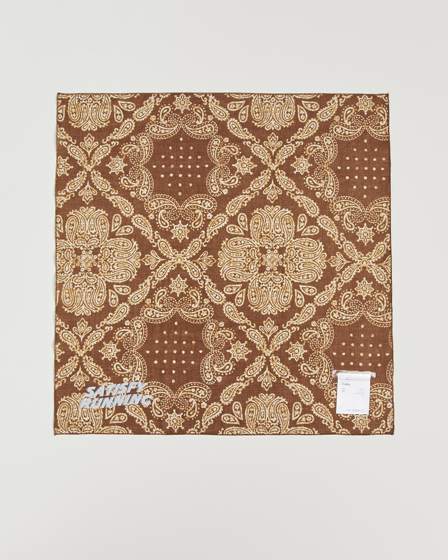 Mies | Satisfy Japanese Cotton Bandana Brown | Satisfy | Japanese Cotton Bandana Brown