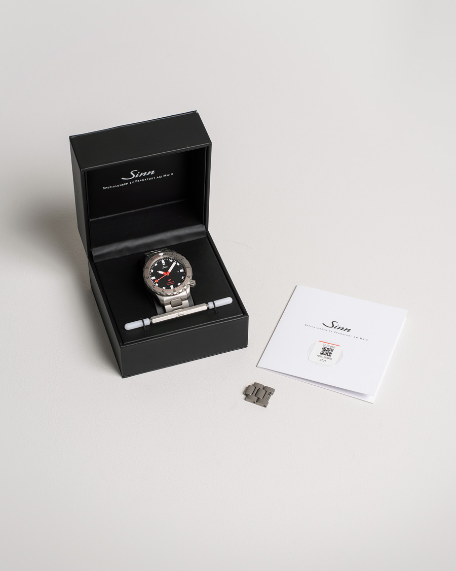 Mies | Pre-Owned & Vintage Watches | Sinn Pre-Owned | Diving U1 1010.010 Steel Black