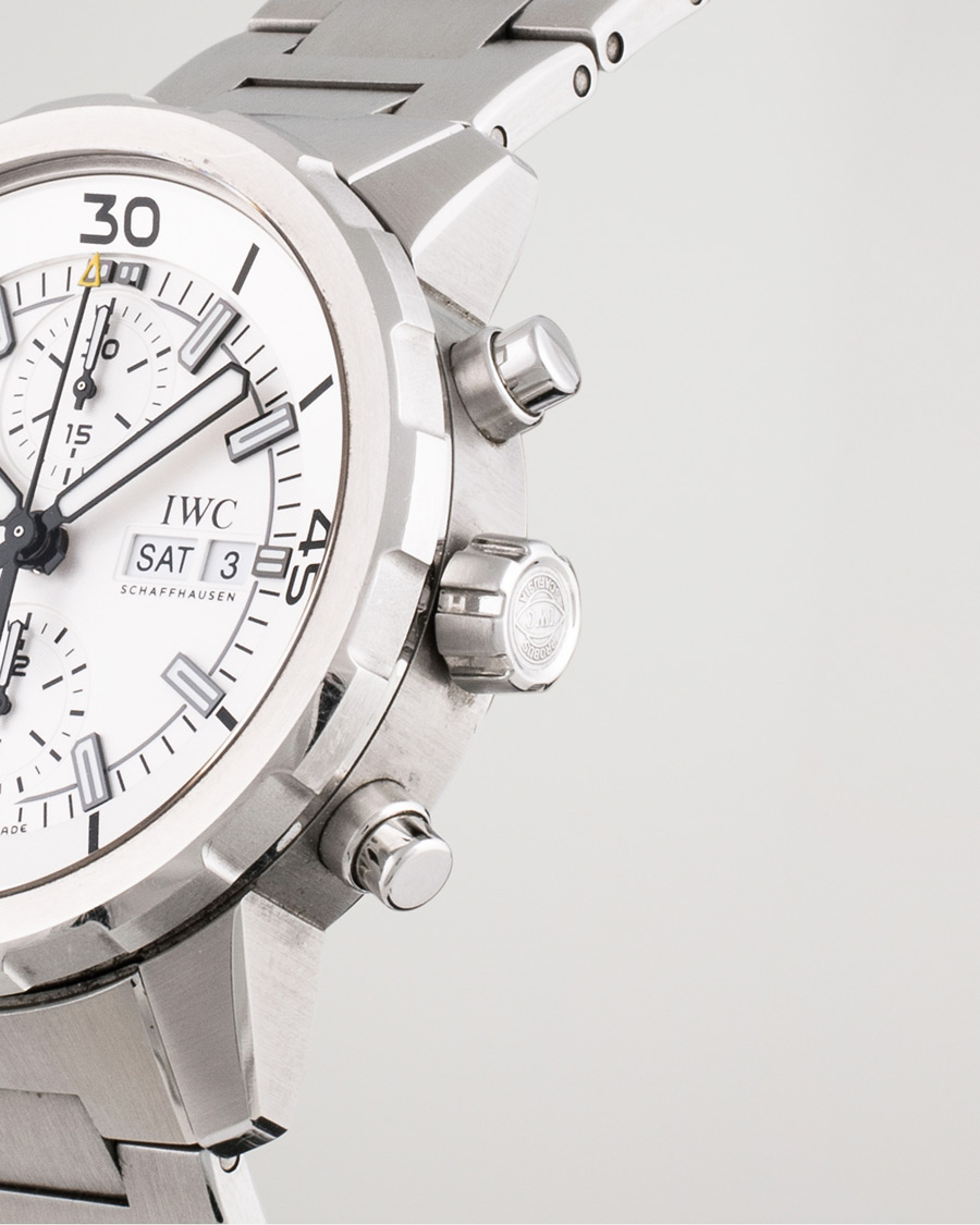 Mies | Pre-Owned & Vintage Watches | IWC Pre-Owned | Aquatimer Chronograph IW376802 Steel White