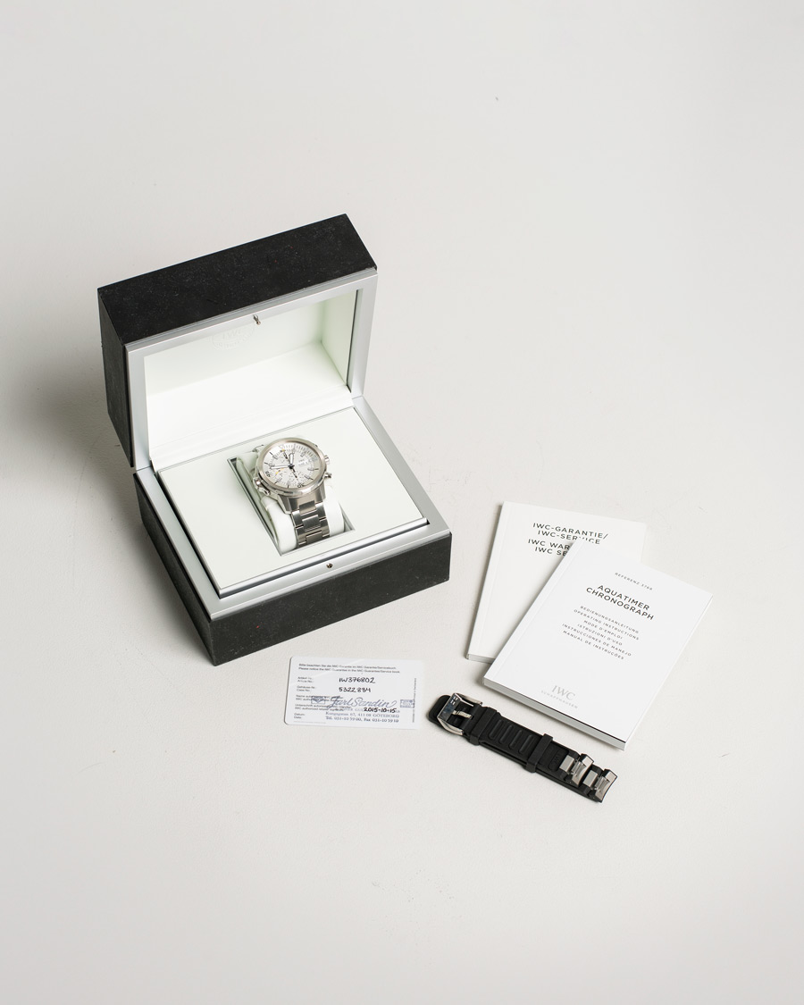Mies | Pre-Owned & Vintage Watches | IWC Pre-Owned | Aquatimer Chronograph IW376802 Steel White
