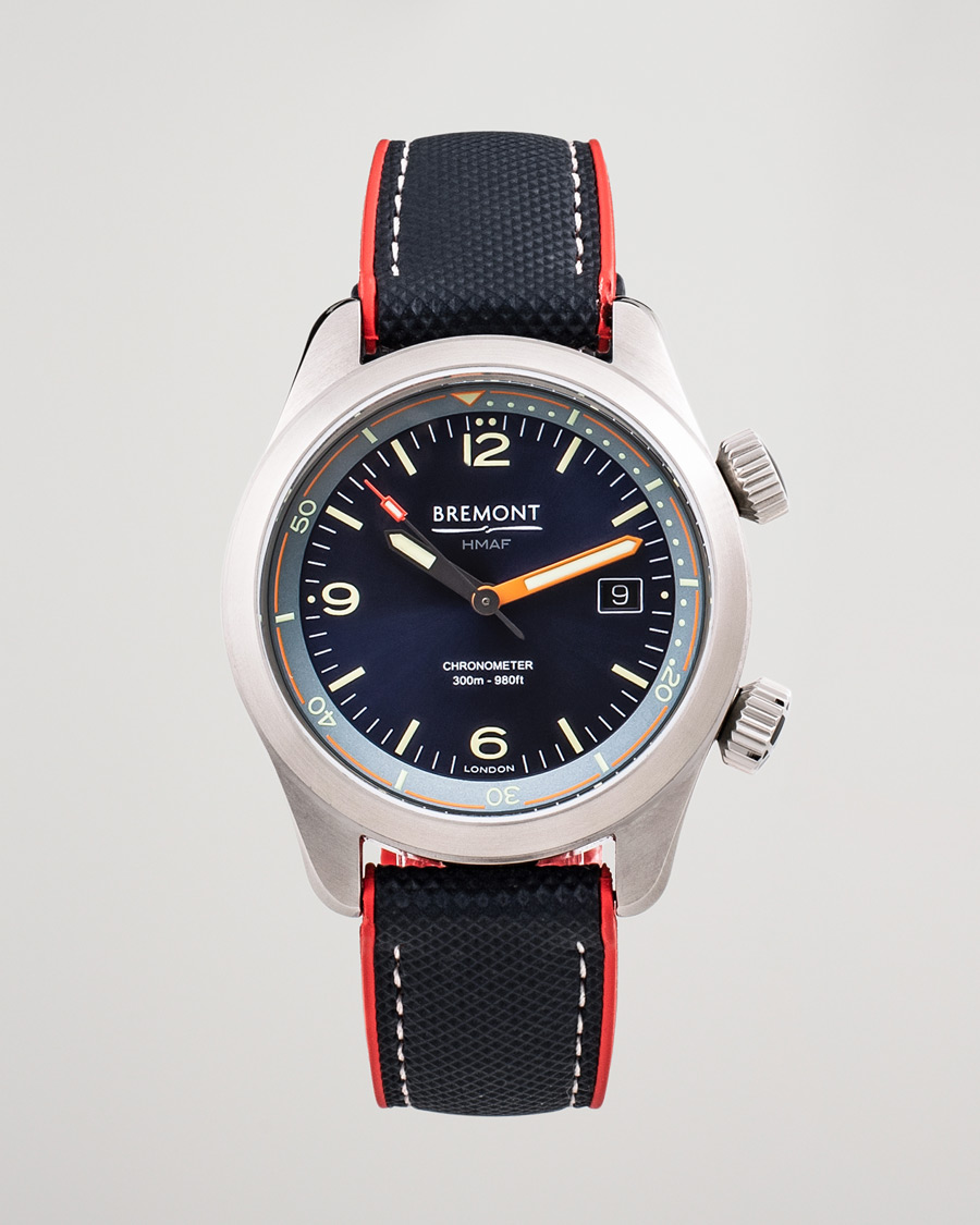 Mies | Pre-Owned & Vintage Watches | Bremont Pre-Owned | Argonaut Azure 42mm Blue Dial Steel Blue