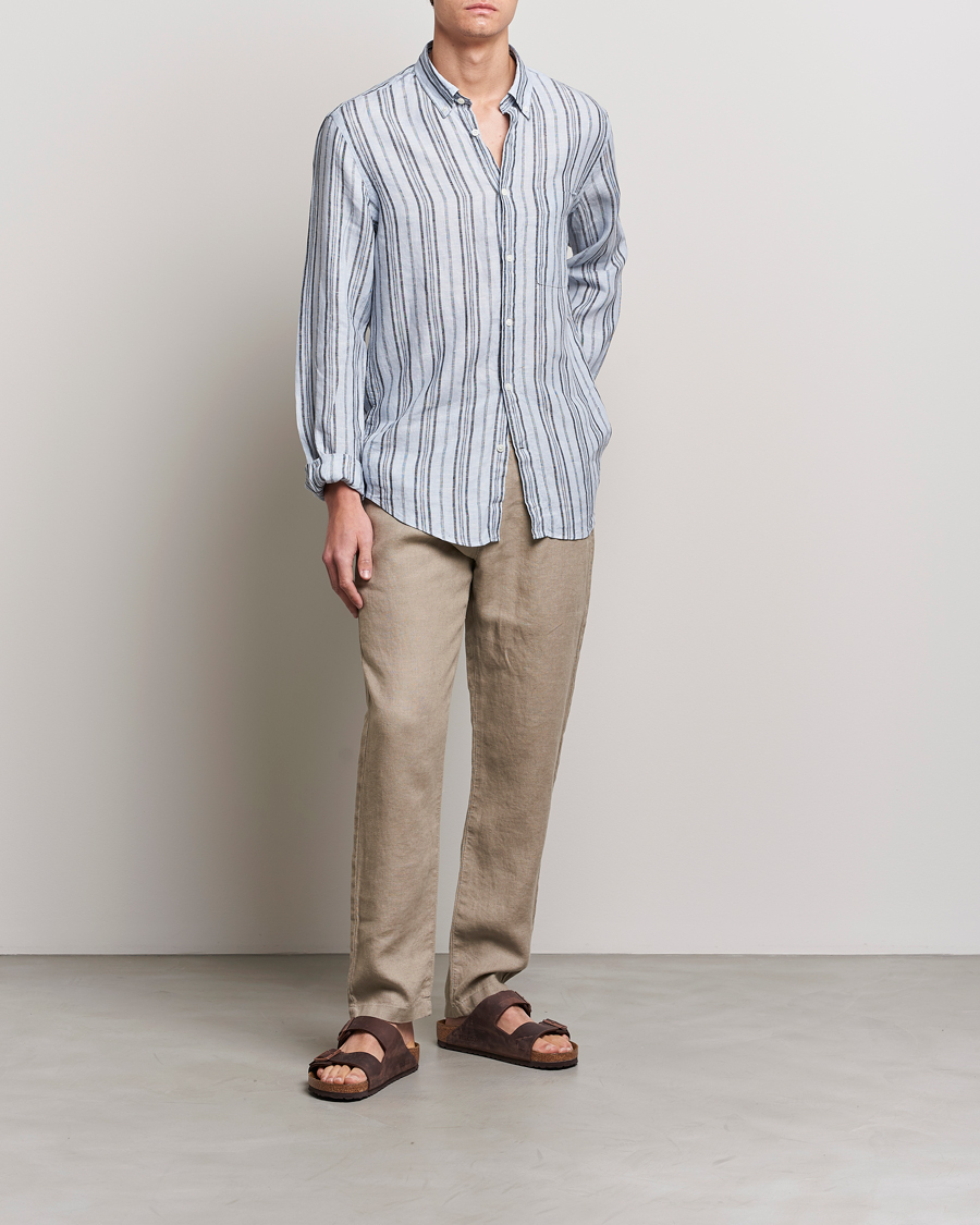 Mies | Housut | NN07 | Karl Linen Trousers Greige