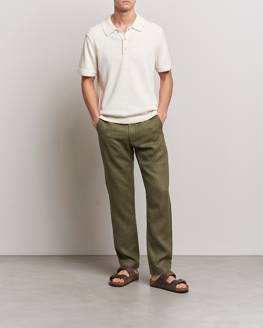 Mies | Housut | NN07 | Karl Linen Trousers Army