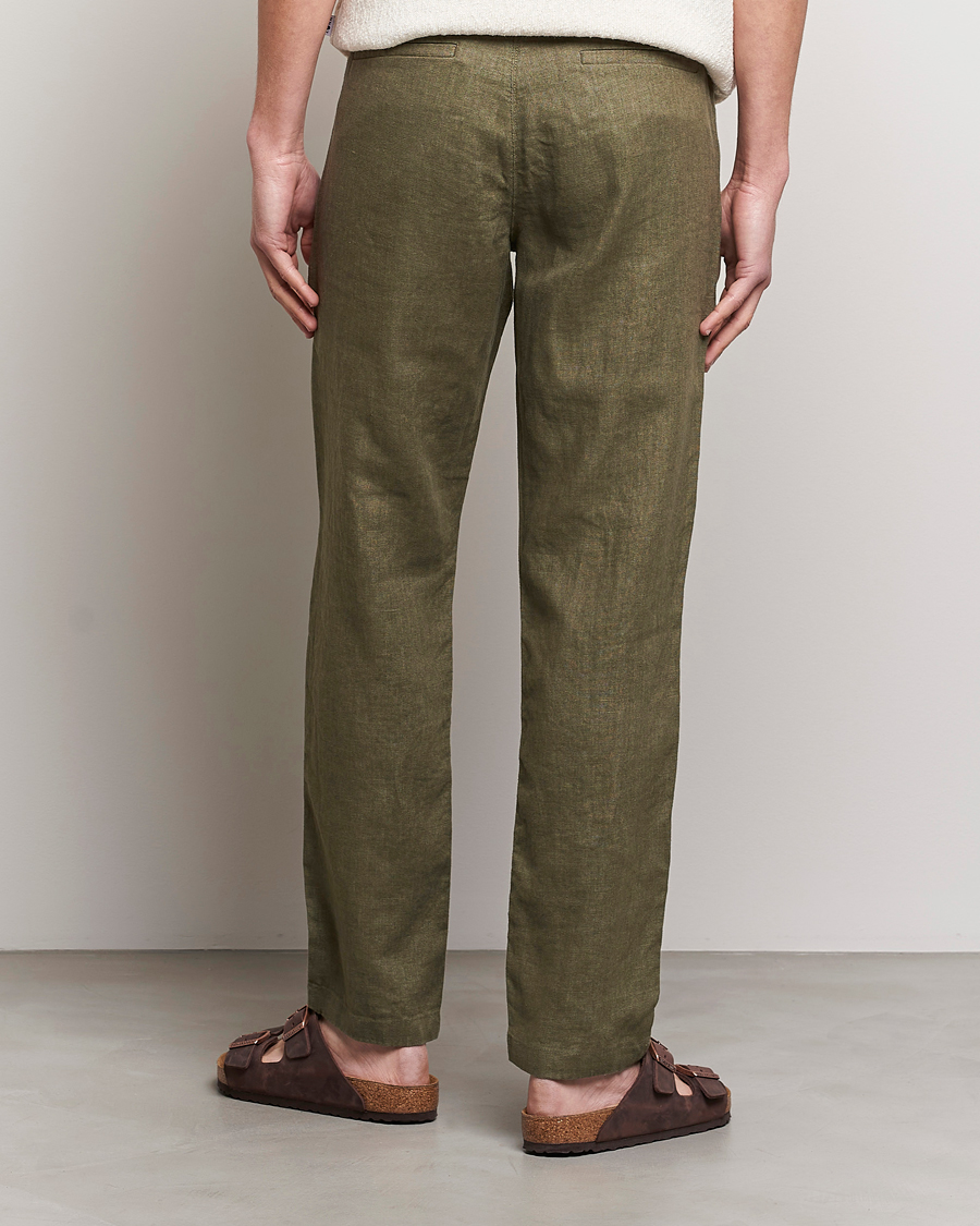 Mies | Housut | NN07 | Karl Linen Trousers Army