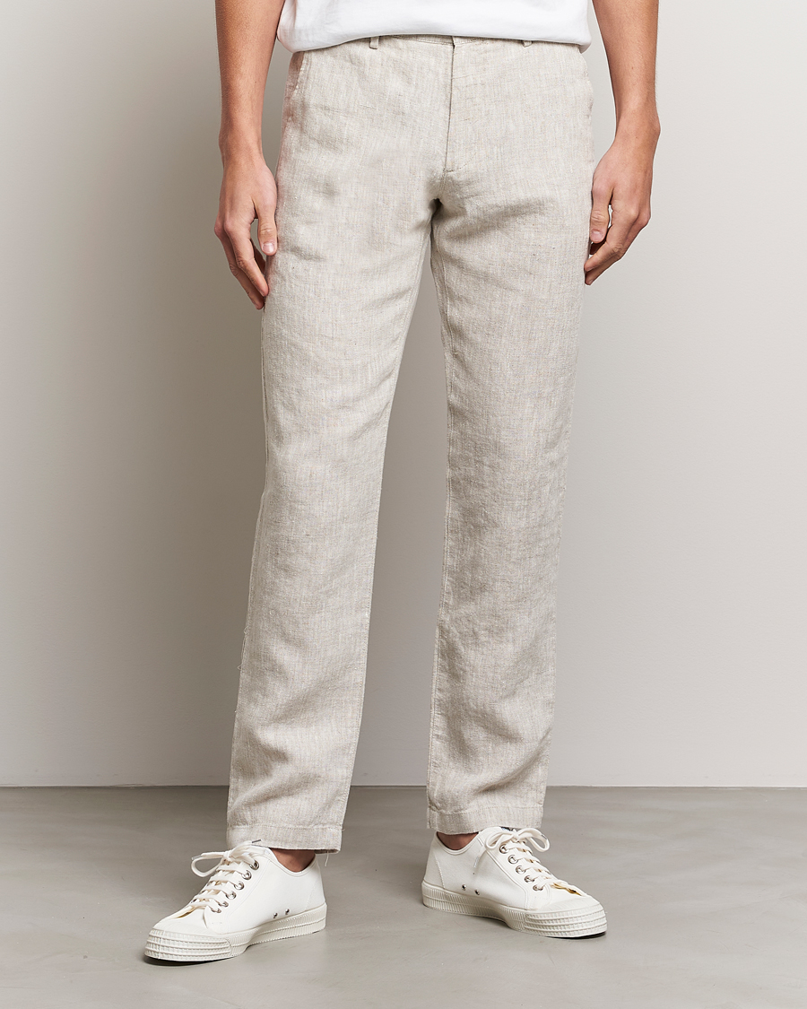 Mies | Pellavahousut | NN07 | Karl Linen Trousers Oat