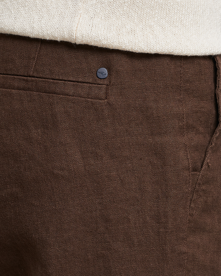Mies | Housut | NN07 | Karl Linen Trousers Brown