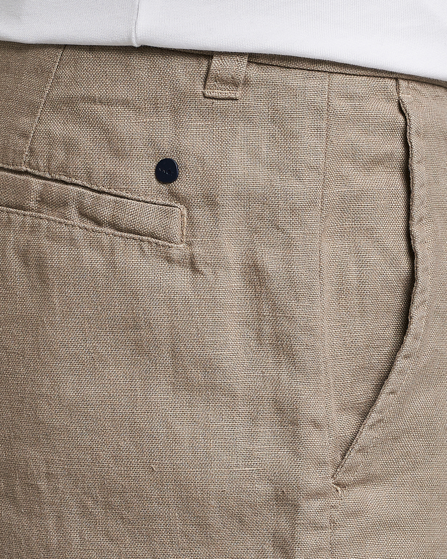 Mies | Shortsit | NN07 | Crown Linen Shorts Greige