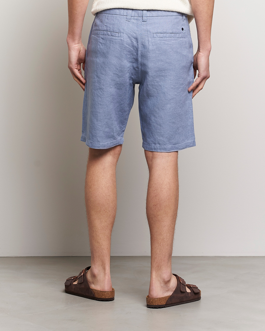 Mies | Shortsit | NN07 | Crown Linen Shorts Dust Blue