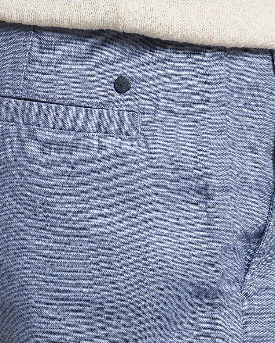 Mies | Shortsit | NN07 | Crown Linen Shorts Dust Blue