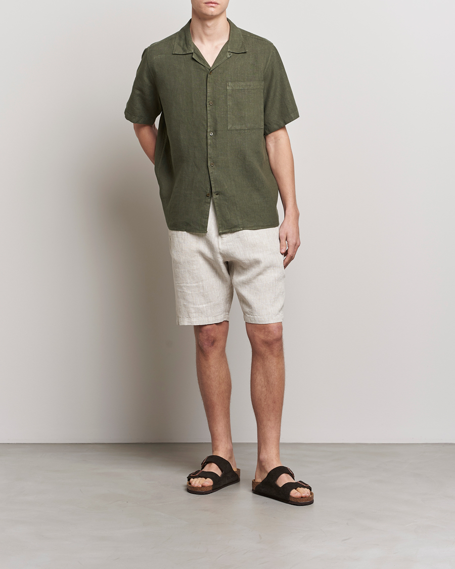 Mies | Shortsit | NN07 | Crown Linen Shorts Oat