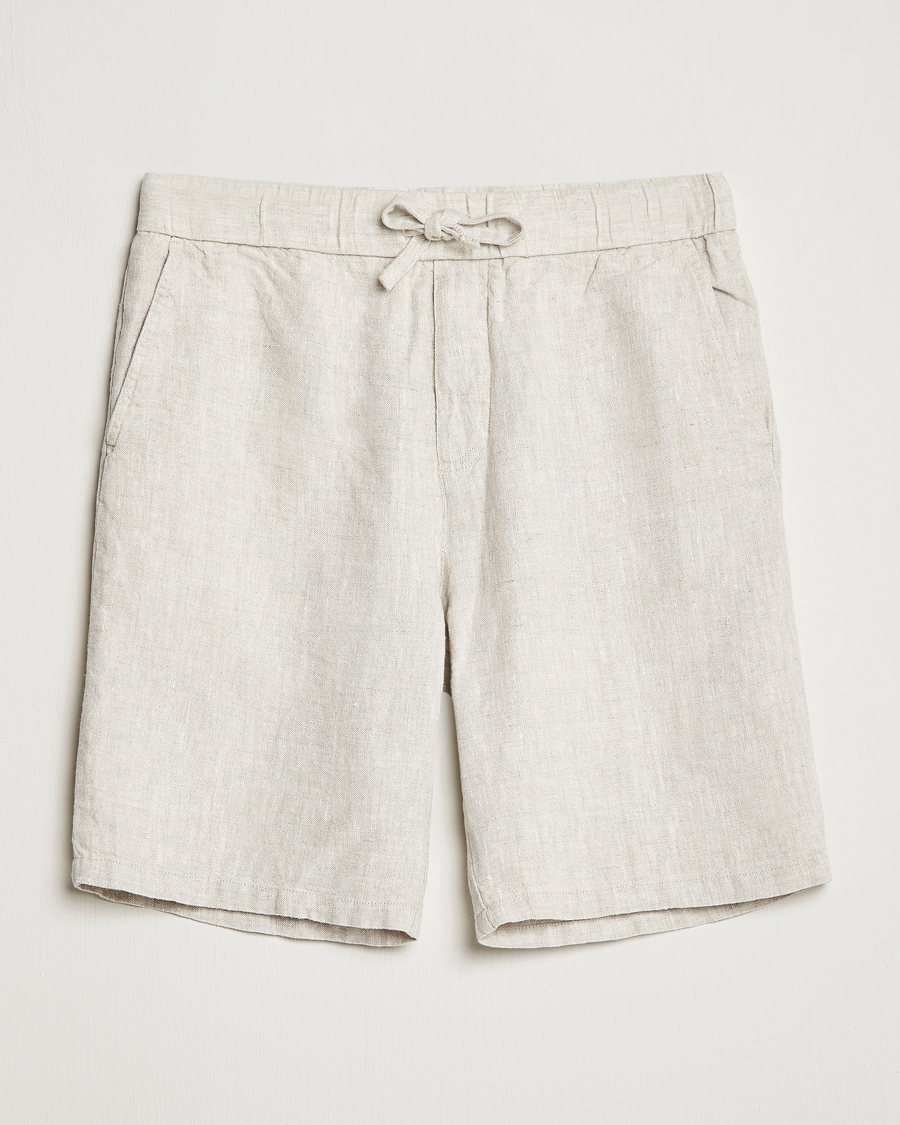 Mies | Shortsit | NN07 | Keith Drawstring Linen Shorts Oat