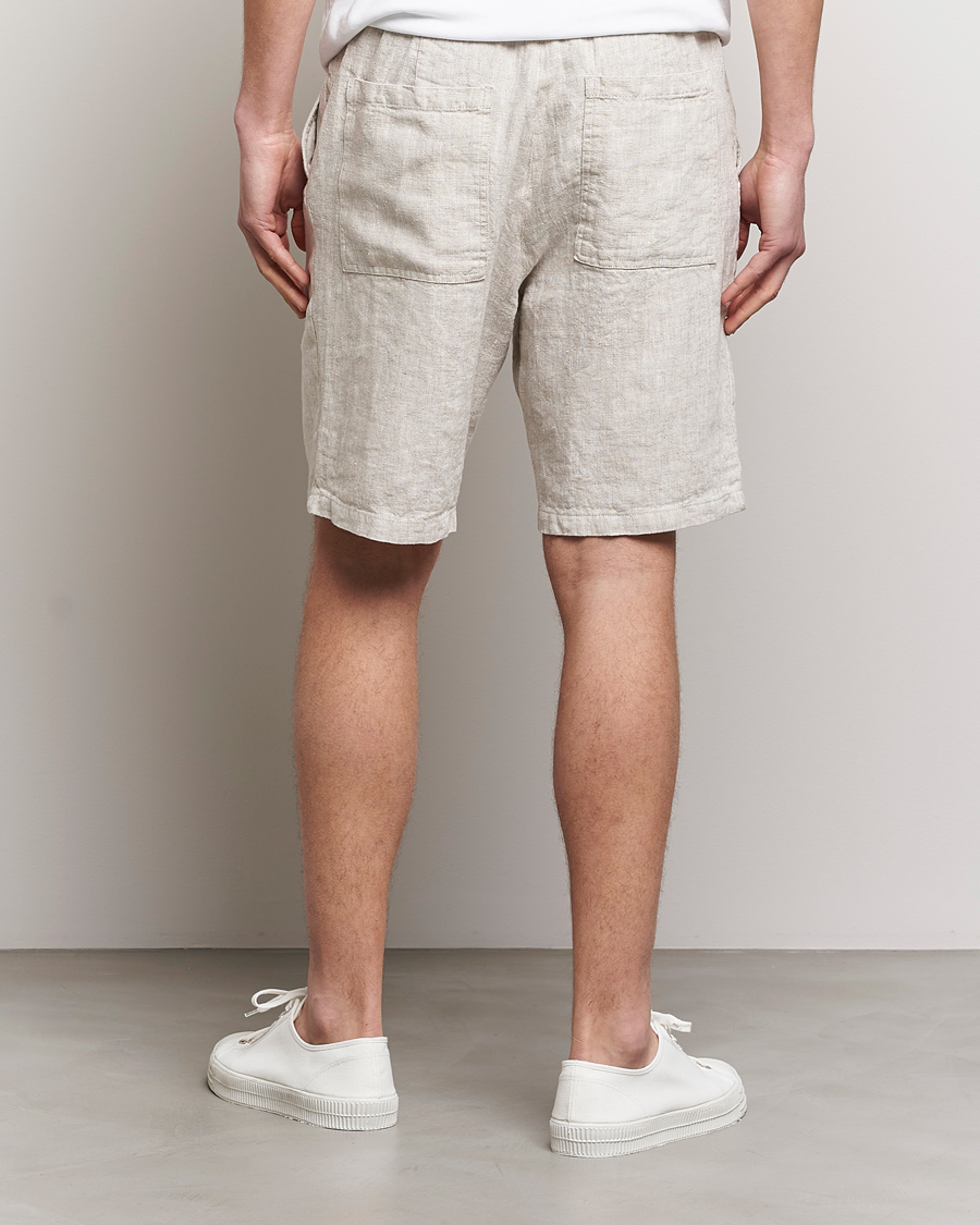 Mies | Shortsit | NN07 | Keith Drawstring Linen Shorts Oat
