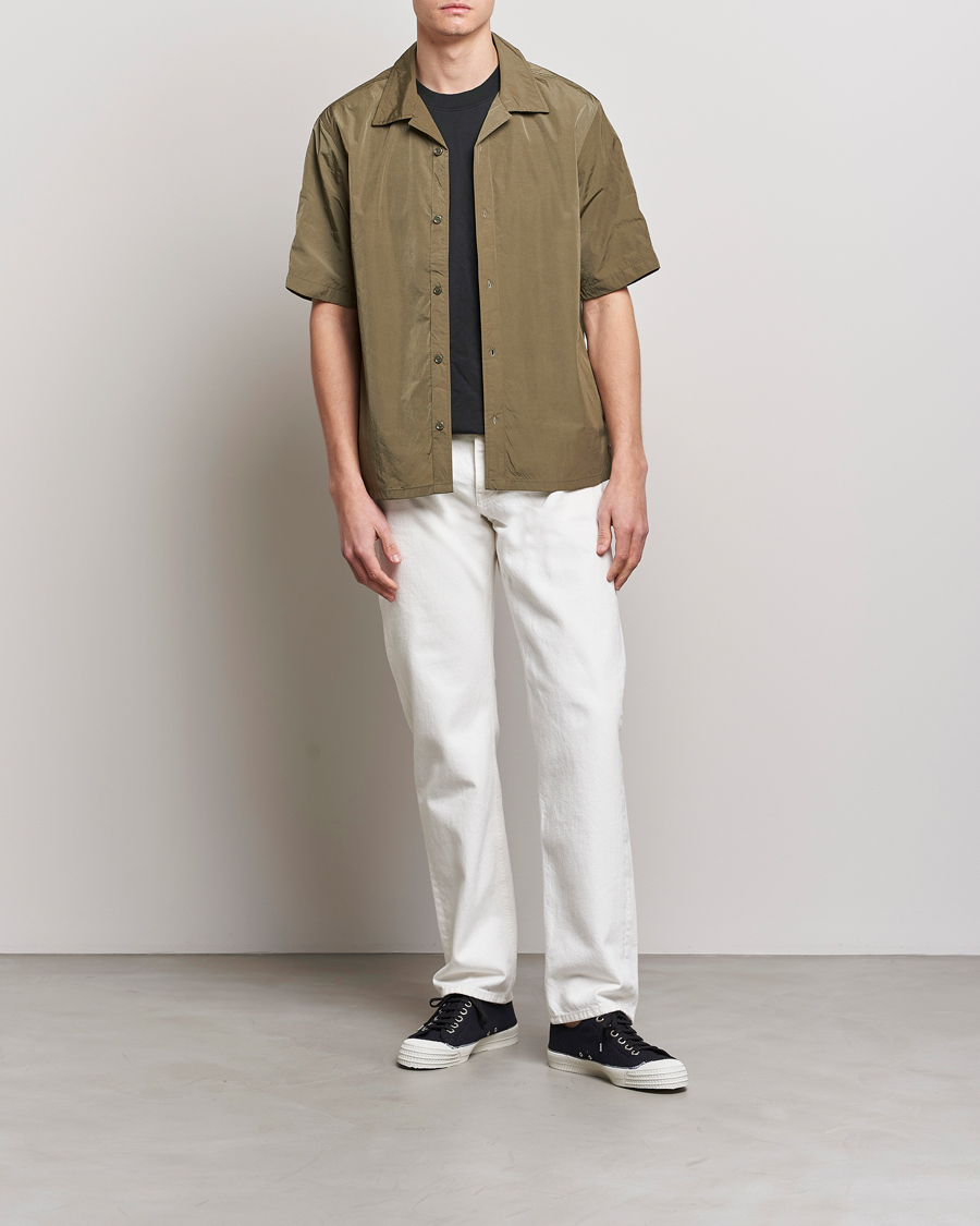 Mies | Kauluspaidat | NN07 | Ole Recycled Resort Shirt Army