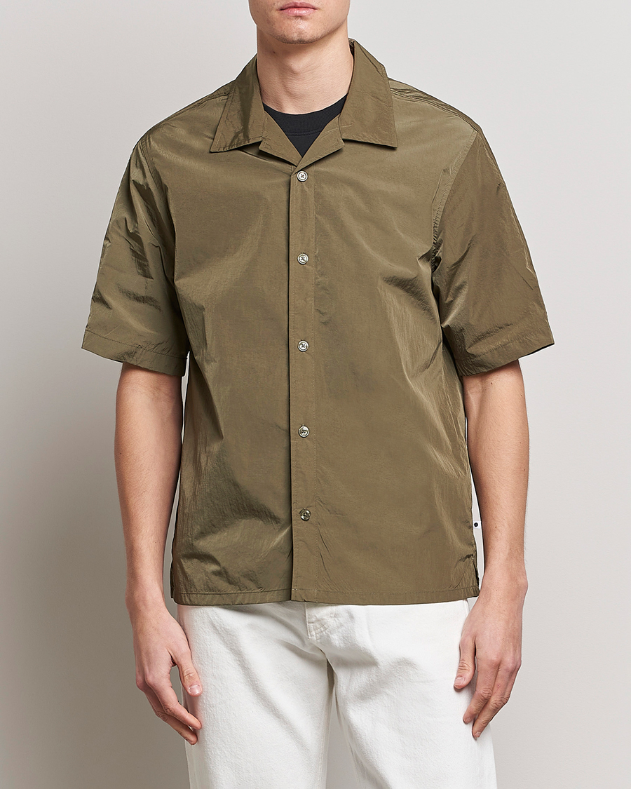 Mies | Kauluspaidat | NN07 | Ole Recycled Resort Shirt Army