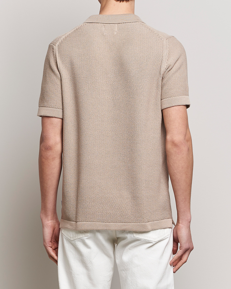 Mies | Pikeet | NN07 | Ryan Organic Cotton Polo Greige
