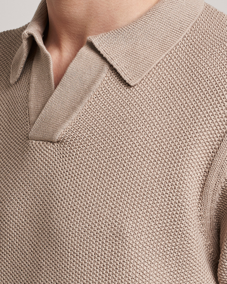 Mies | Pikeet | NN07 | Ryan Organic Cotton Polo Greige